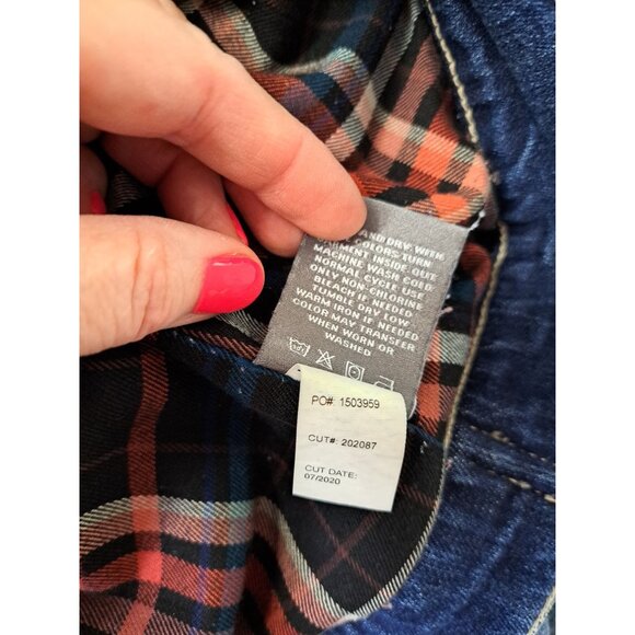 Torrid 2XL Denim Trucker Jacket With Faux Sherpa Collar  Lined Winter Warm - Picture 8 of 11